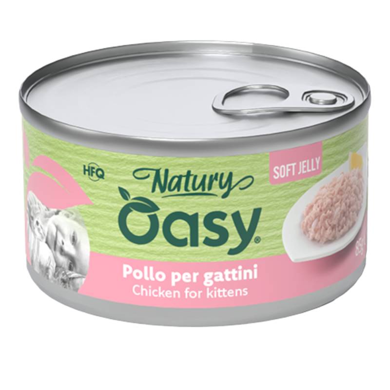 Oasy Natural 85 g - Sparpaket: Kitten (6 x 85 g) von Oasy Wet Cat Natural