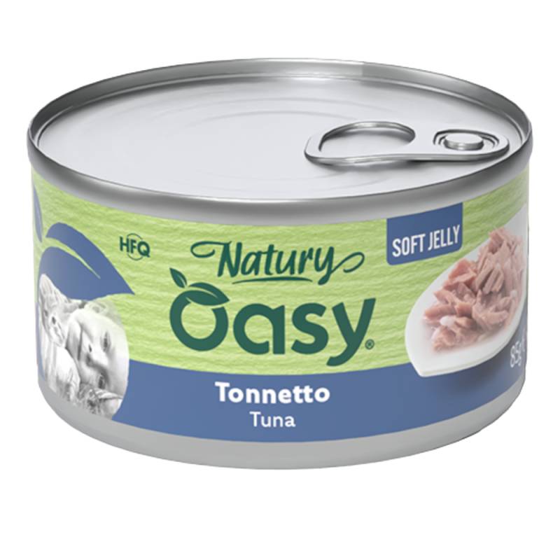 Oasy Natural 85 g - Sparpaket: Thunfisch (12 x 85 g) von Oasy Wet Cat Natural