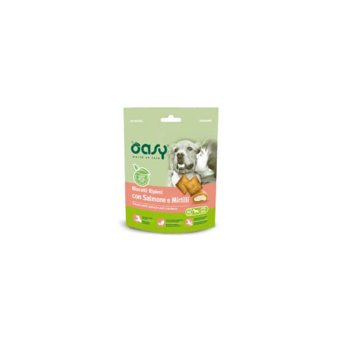 Oasy Biscotti Ripieni mit Gabel und Kürbis für Hunde – 80 g von Oasy