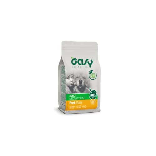 Oasy Dry Dog One Hundefutter mit Schweinefleisch, 12 kg. von Oasy