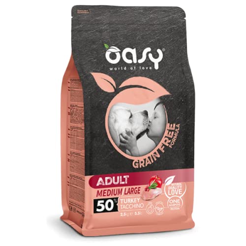 Oasy Grain Free Adult Medium Large Truthahn 2,5 kg von Oasy