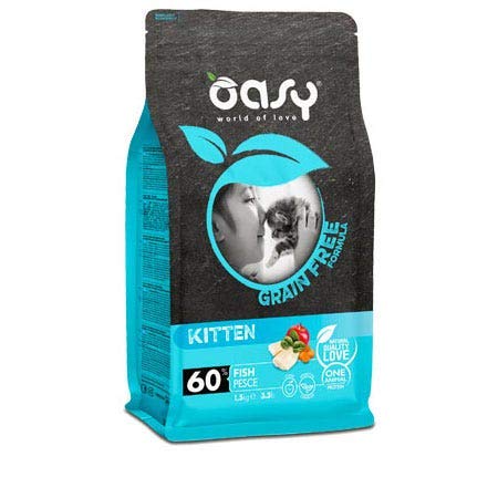 Oasy Grain Free Kitten Fisch 7,5 kg von Oasy