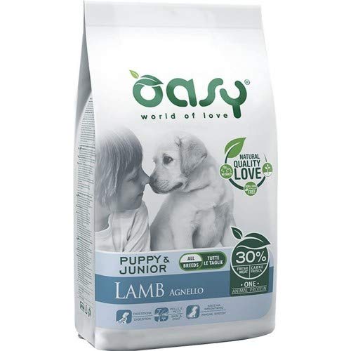 Oasy Linea One Animal Protein - Puppy Medium/Large Lammfleisch 12 kg von Oasy