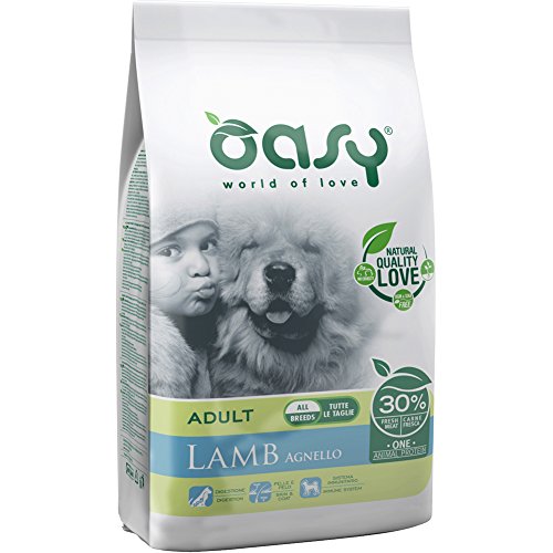 Oasy One Protein Trockener Hund mit Lamm, 12 kg von Oasy