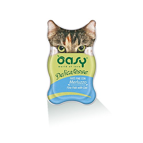 Oasy Wet Cat Delicatesse Paté Kabeljau Vasc. Gr. 85 von Oasy