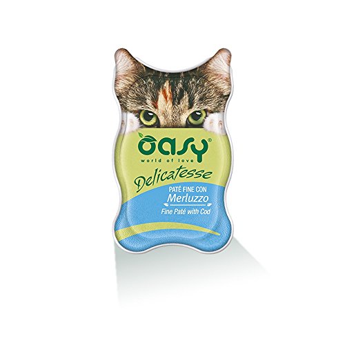 Oasy Wet Cat Delicatesse Paté Kabeljau Vasc. Gr. 85 von Oasy