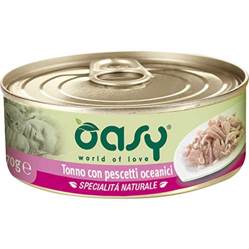 Oasy Wet Cat Thunfisch mit Ozeanfischen Dose 70 g von Oasy