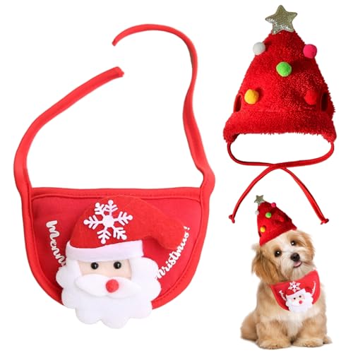 2pcs Weihnachtshund Bandanas, einstellbar 2pcs Weihnachtshund Bandanas, einstellbar von Obelunrp