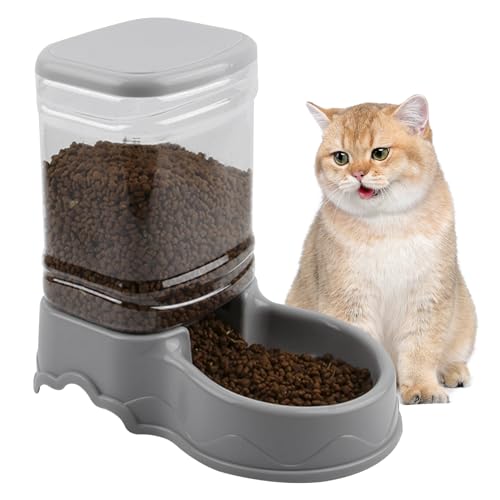 Automatischer Katzenfutterautomaten, 3,5 -L -Katzen -Lebensmittelspender Abnehmbarer automatischer Haustier -Feeder für kleine mittelgroße Haustiere, die leicht zu reinigen sind von Obelunrp