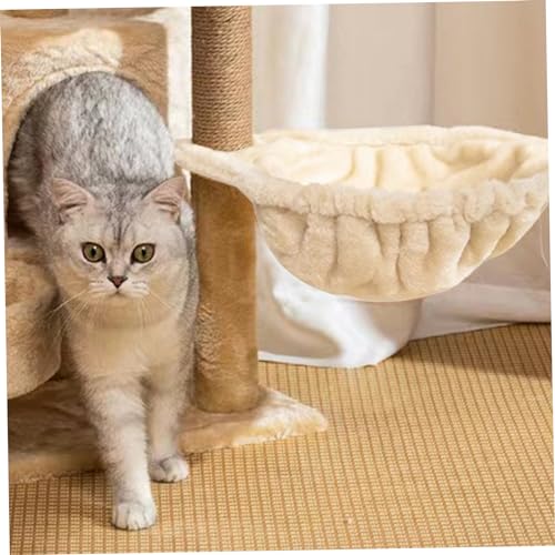 Obelunrp Katzenbaum-Hängematteersatz, 11,8-Zoll-Plüsch-Katzen-Hängematte, Katzenliegerbett, Kratzfeste Katzenbaumturmersatz für Katzenbaumersatzteile Obelunrp Katzenbaum-Hängematteersatz, 11,8-Zoll-Plüsch-Katzen-Hängematte, Katzenliegerbett, Kratzfeste Katzenbaumturmersatz für Katzenbaumersatzteile von Obelunrp