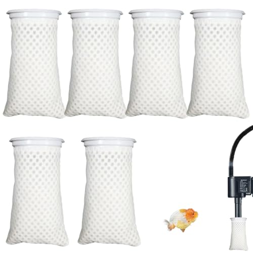 Obelunrp Aquariumfilterbeutel, 6pcs 4 -Zoll -Waben -Aquarium -Medienbeutel, hochdurchlässiger Wasserfilterbeutel für Aquarium, Industrie, Chemikalie Obelunrp Aquariumfilterbeutel, 6pcs 4 -Zoll -Waben -Aquarium -Medienbeutel, hochdurchlässiger Wasserfilterbeutel für Aquarium, Industrie, Chemikalie von Obelunrp
