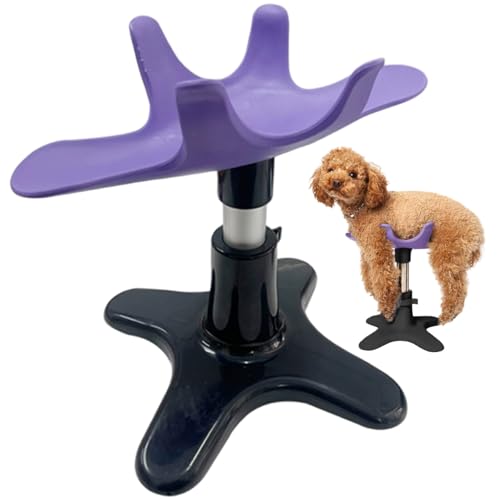 Obelunrp Hundepfleger Ständer verstellbare Höhenhöhe rotatierbarer Hundeständer für Pflege, Gummi -Haustierhalter zum Baden Trimmen, lila, Zucht Obelunrp Hundepfleger Ständer verstellbare Höhenhöhe rotatierbarer Hundeständer für Pflege, Gummi -Haustierhalter zum Baden Trimmen, lila, Zucht von Obelunrp