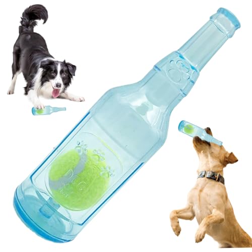 Obelunrp Wasserflasche, 20 cm/7,9 -Zoll -Gummi -Trinkflaschenspielzeug mit Ball im Inneren, quietschendem Doge -Kauspiel, Hunde Geburtstagsspielzeug für Kinderkrankheiten, Training, Stressabbau Obelunrp Wasserflasche, 20 cm/7,9 -Zoll -Gummi -Trinkflaschenspielzeug mit Ball im Inneren, quietschendem Doge -Kauspiel, Hunde Geburtstagsspielzeug für Kinderkrankheiten, Training, Stressabbau von Obelunrp
