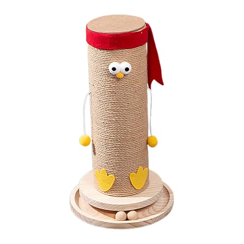 Katzenkratzbaum Huhn | Interaktive Kratzstangen für Kätzchen – Sisal-Katzenkratzbaum, Haustierkratzer mit interaktiver Ball-Kratzstange für Haustiere Katzenkratzbaum Huhn | Interaktive Kratzstangen für Kätzchen – Sisal-Katzenkratzbaum, Haustierkratzer mit interaktiver Ball-Kratzstange für Haustiere von Obesntln