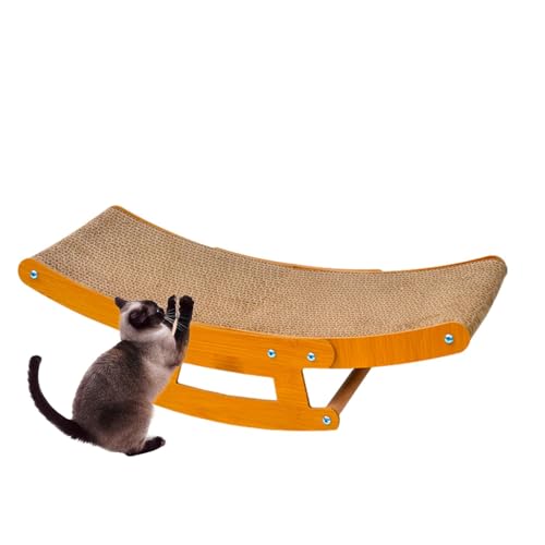 Obesntln Kratzbrett für Katzen, Liege für Haustiere – gebogenes Kratzbrett für Katzen, zum Schutz von Möbeln | Indoor-Katzen, Kätzchen, Bewegung, Unterhaltung, Obesntln Kratzbrett für Katzen, Liege für Haustiere – gebogenes Kratzbrett für Katzen, zum Schutz von Möbeln | Indoor-Katzen, Kätzchen, Bewegung, Unterhaltung, von Obesntln