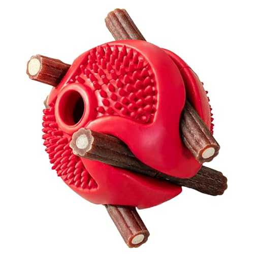 Obesntln Leckerli-Ball für kleine Hunde, interaktiver Gummiball, Leckerli-Spender, Leckerli-Spender, Hundespielzeug, Rollball, Leckerli-Ball für kleine, mittelgroße Hunde, zum Kauen und Spielen Obesntln Leckerli-Ball für kleine Hunde, interaktiver Gummiball, Leckerli-Spender, Leckerli-Spender, Hundespielzeug, Rollball, Leckerli-Ball für kleine, mittelgroße Hunde, zum Kauen und Spielen von Obesntln