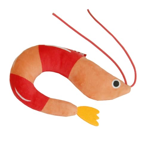 Obotsnoi Plüsch-Garnelen-Katzenspielzeug, Katzenminze, Pfefferminzglocken, Puppen, fördert Bewegung und reduziert Langeweile, Katzenminze, Katzenspielzeug Obotsnoi Plüsch-Garnelen-Katzenspielzeug, Katzenminze, Pfefferminzglocken, Puppen, fördert Bewegung und reduziert Langeweile, Katzenminze, Katzenspielzeug von Obotsnoi
