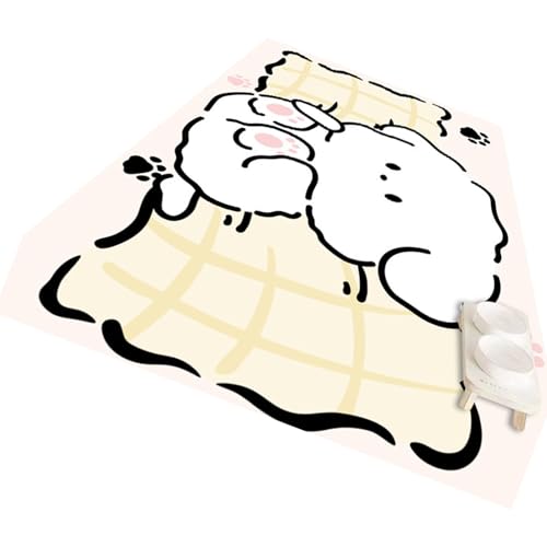 Strapazierfähige PVC-Hundematte, rutschfeste Oberflächen, schnell abwischbar, wasserdichtes Design, Haustierbodenschutz für den Innenbereich, robuste Hundehüttenmatte von Obotsnoi