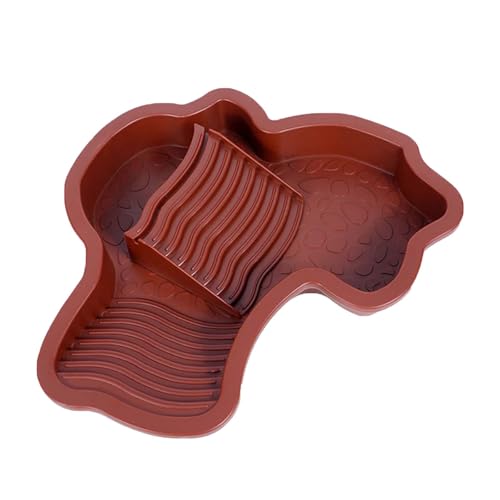 Turtles Habitat Schüssel mit ergonomischen Stufen, 4,3 cm Tiefe für den Innen- und Außenbereich, Reptilien-Wasserbehälter Turtles Habitat Schüssel mit ergonomischen Stufen, 4,3 cm Tiefe für den Innen- und Außenbereich, Reptilien-Wasserbehälter von Obotsnoi