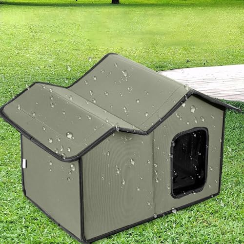 Großes isoliertes Feral Katzenhaus Feral Katzenhaus Outdoor Wasserdicht Isolierte Katzenhütte für Draußen Haustierhaus mit transparenter Tür Waschbare Hütte für Hund Großes isoliertes Feral Katzenhaus Feral Katzenhaus Outdoor Wasserdicht Isolierte Katzenhütte für Draußen Haustierhaus mit transparenter Tür Waschbare Hütte für Hund von Ocastuted