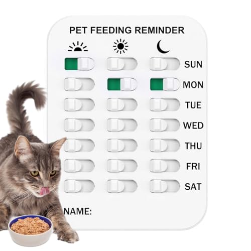 Hundefutter-Erinnerung, Erinnerung an Ihre Katze, Magnet "Did You Feed The Pet" Aufkleber für Wohnung, Zuhause, tägliche Küche, Kühlschrank, Wohnheim von Ocastuted