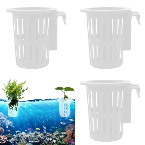 Ocastuted Aquarienpflanzentopf,Mit Haken Und Saugnapf - Pflanzkorb Und Zubehör Für Habitatvermehrung Hydrokultur Innenterrarium Ocastuted Aquarienpflanzentopf,Mit Haken Und Saugnapf - Pflanzkorb Und Zubehör Für Habitatvermehrung Hydrokultur Innenterrarium von Ocastuted