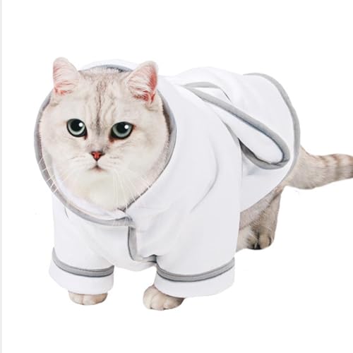 Ocastuted Hundemäntel für nach dem Baden, Kapuzenmantel, super saugfähig, warme Hundekleidung, Bademantel, Badetücher, passend für kleine, mittelgroße und große Hunde und Katzen von Ocastuted