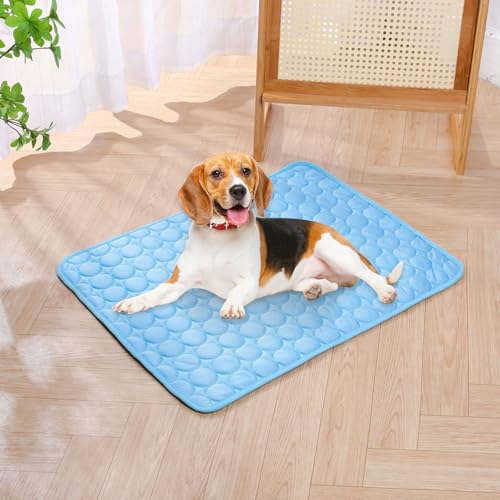 Ocastuted Kühlmatte Für Hunde, Kühlmatte Für Hunde Selbstkühlend, Pfotenfrost Matte Für Katzen Hund, Haustier Hund Katzeneis Ice Seidenkaltes Nistpolster, Kühldecke Katzen von Ocastuted