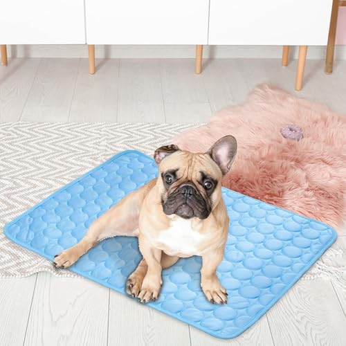 Ocastuted Kühlmatte Für Hunde, Kühlmatte Für Hunde Selbstkühlend, Pfotenfrost Matte Für Katzen Hund, Haustier Hund Katzeneis Ice Seidenkaltes Nistpolster, Kühldecke Katzen von Ocastuted
