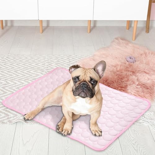 Ocastuted Kühlmatte Für Hunde, Kühlmatte Für Hunde Selbstkühlend, Pfotenfrost Matte Für Katzen Hund, Haustier Hund Katzeneis Ice Seidenkaltes Nistpolster, Kühldecke Katzen von Ocastuted