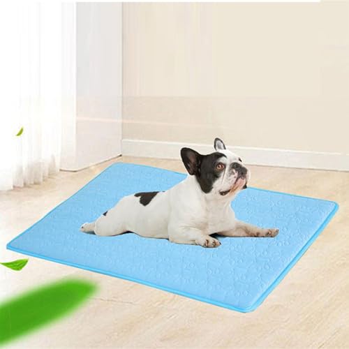 Ocastuted Kühlmatte für Hunde, selbstkühlende Matte für Katzen, Wärmeentlastung Kühlbett, Hundekühlmatte groß, rutschfeste Haustierunterlage, für kleine, mittelgroße und große Hunde von Ocastuted