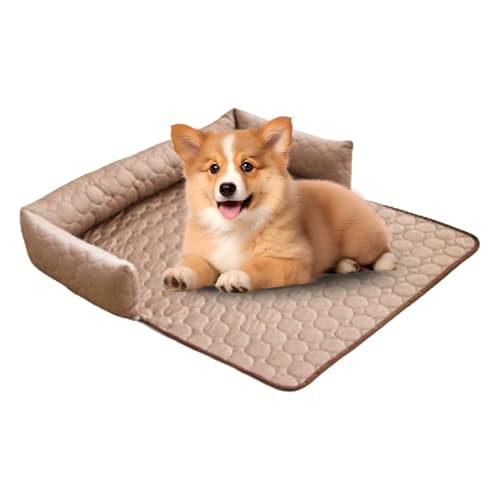 Ocastuted Kühlmatte für Hunde | Kühlkissen für Hunde und Katzen – atmungsaktives Kissen rutschfeste Decke Höhle Couch für Hausruhe Kätzchen Welpen Katze Indoor Auto Ocastuted Kühlmatte für Hunde | Kühlkissen für Hunde und Katzen – atmungsaktives Kissen rutschfeste Decke Höhle Couch für Hausruhe Kätzchen Welpen Katze Indoor Auto von Ocastuted