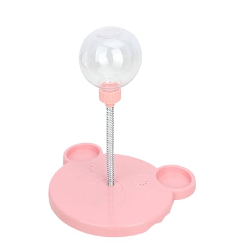 Ocastuted Leckerli-Spender-Spielzeug mit Feder, schwingender langsamer Fütterung, Leckerli-Spender, Kätzchen-Spielzeug, lindert Langeweile, interaktives Snack-Ball-Spielzeug mit Saugnapf für von Ocastuted