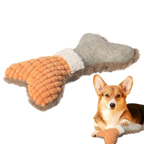 Ocastuted Quietschendes Hundespielzeug, weiches Kauspielzeug für Hunde, Plüschtier, kleines Welpenzubehör, Knochen- oder Elefantenform, um sie für Reisen zu Hause zu beschäftigen Ocastuted Quietschendes Hundespielzeug, weiches Kauspielzeug für Hunde, Plüschtier, kleines Welpenzubehör, Knochen- oder Elefantenform, um sie für Reisen zu Hause zu beschäftigen von Ocastuted