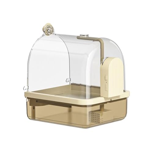 Ocastuted Vogeltränke Käfig Haustier Vogeltränke Kaufest Ständer Sitzstange Spielplatz 2 Modi Automatisch für Indoor Outdoor Voliere Reiseshow von Ocastuted