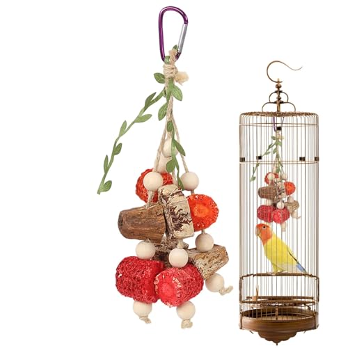 Parrot Swing Toy, Cockatiel -Spielzeug, Hölzerne Schwungkauspielzeug Für Käfig, Lustige Papageienspielzeug Für Cockatiels, Sittiche, Küken, Niedliche Spielzeugschwung Für Hamster, Rennrennel Parrot Swing Toy, Cockatiel -Spielzeug, Hölzerne Schwungkauspielzeug Für Käfig, Lustige Papageienspielzeug Für Cockatiels, Sittiche, Küken, Niedliche Spielzeugschwung Für Hamster, Rennrennel von Ocastuted