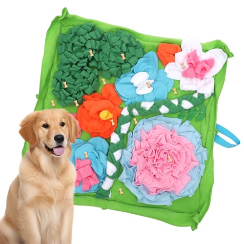Schnüffelteppich Hund, Waschbar Schnüffelteppich, Futterschnüffel Futtermatte, Riechen Trainingsmatte Interaktives Hundespielzeug für Hunde aller Größen,Tear-Resistant and Waterproof, 50*50cm Schnüffelteppich Hund, Waschbar Schnüffelteppich, Futterschnüffel Futtermatte, Riechen Trainingsmatte Interaktives Hundespielzeug für Hunde aller Größen,Tear-Resistant and Waterproof, 50*50cm von Occzin