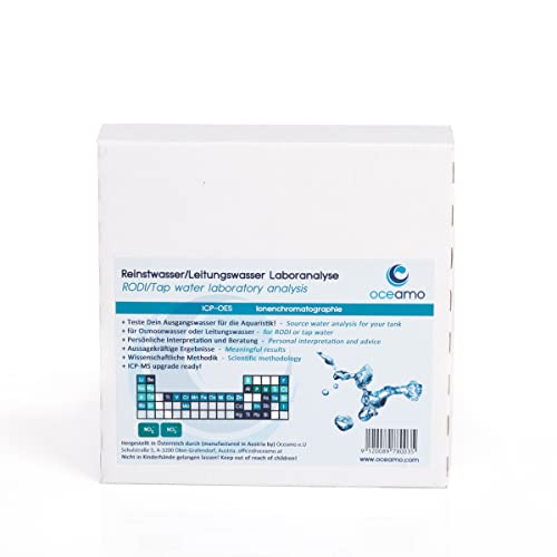 Oceamo Reinstwasser/Leitungswasser Laboranalyse Oceamo Reinstwasser/Leitungswasser Laboranalyse von Oceamo