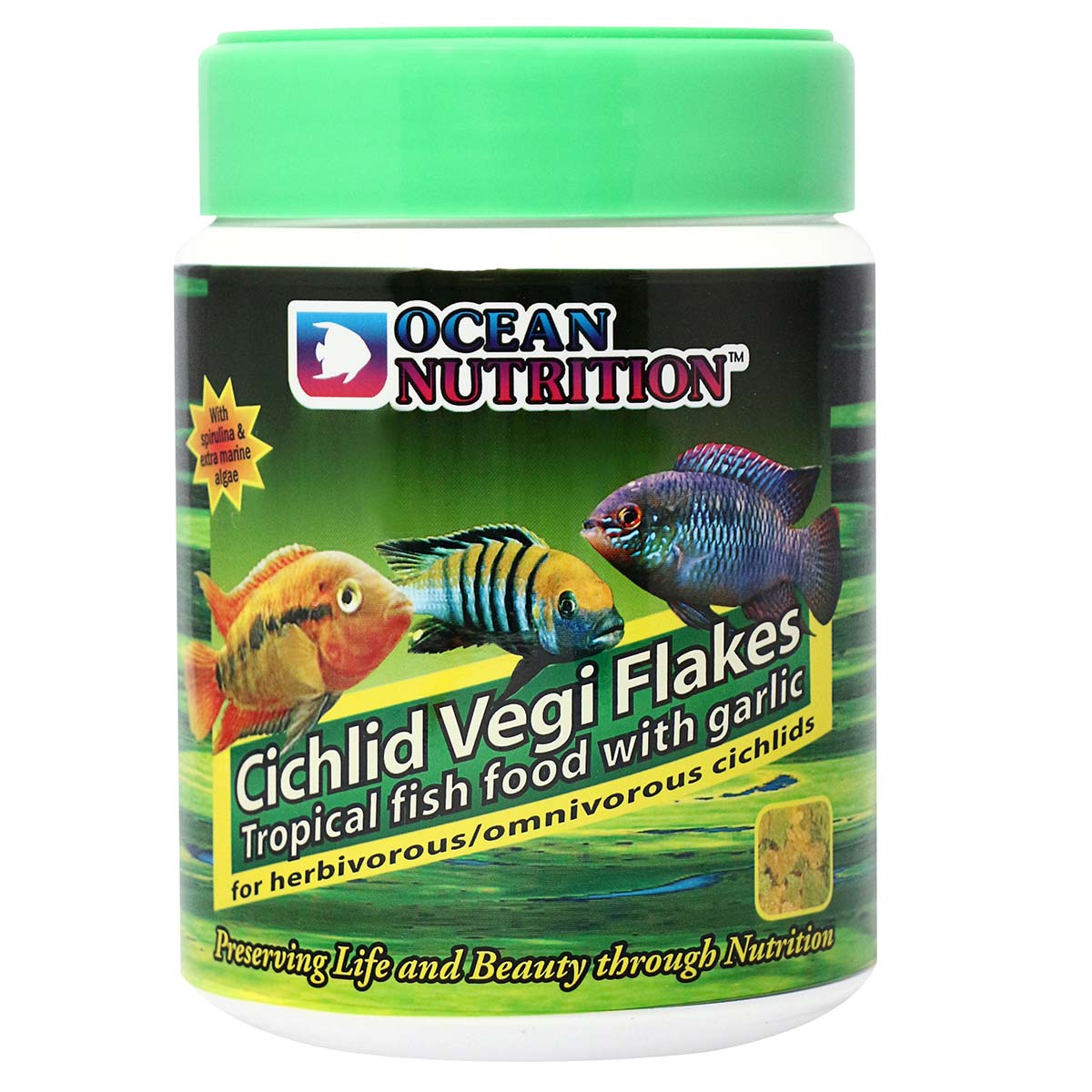 Ocean Nutrition Cichlid Vegi Flakes 71g Ocean Nutrition Cichlid Vegi Flakes 71g von Ocean Nutrition
