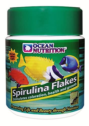Spirulina-Flocken für Fisch, 156 g von Ocean Nutrition