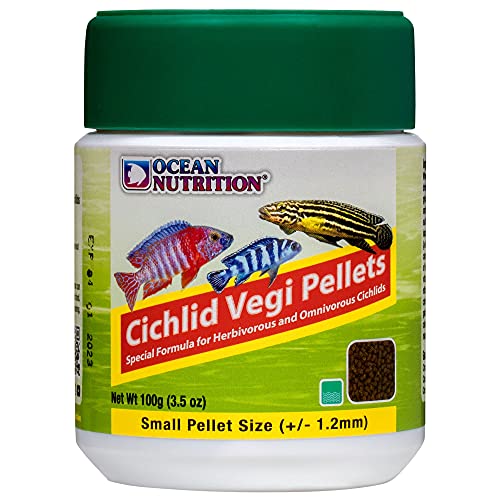 Vegi Pellets für Cichlid, klein, 100 g Vegi Pellets für Cichlid, klein, 100 g von Ocean Nutrition