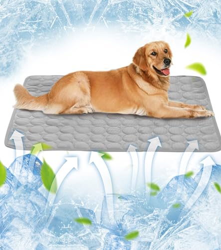 Octonyluck Kühlmatte Hund, Kühlmatte für Hunde und Katzen Selbstkühlende Matte, Kühldecke Kühlkissen für Grosse Hunde kleine Dog, Waschbar Haustiere Matte, Grau, 70x100 cm Octonyluck Kühlmatte Hund, Kühlmatte für Hunde und Katzen Selbstkühlende Matte, Kühldecke Kühlkissen für Grosse Hunde kleine Dog, Waschbar Haustiere Matte, Grau, 70x100 cm von Octonyluck