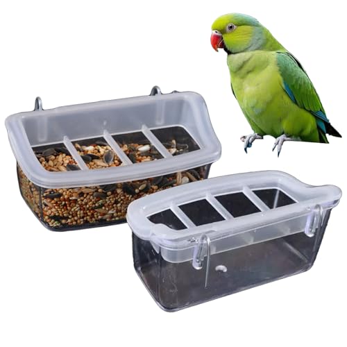 Vogelkäfig Futterspender Käfig Futterbox PVC Futterspender Hängende Futterschale Auslaufsicher Papagei Futterspender Spritzwassergeschützt Futterspender Halter für Papageien Sittiche Nymphensittiche Vogelkäfig Futterspender Käfig Futterbox PVC Futterspender Hängende Futterschale Auslaufsicher Papagei Futterspender Spritzwassergeschützt Futterspender Halter für Papageien Sittiche Nymphensittiche von Octtenfe