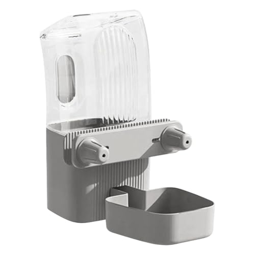 1500 ml Haustier Wasserspender Schwerkraft Hunde Auto Wasserschale Hängende Feeder (Grau) (Stil 3) von Ocuuer