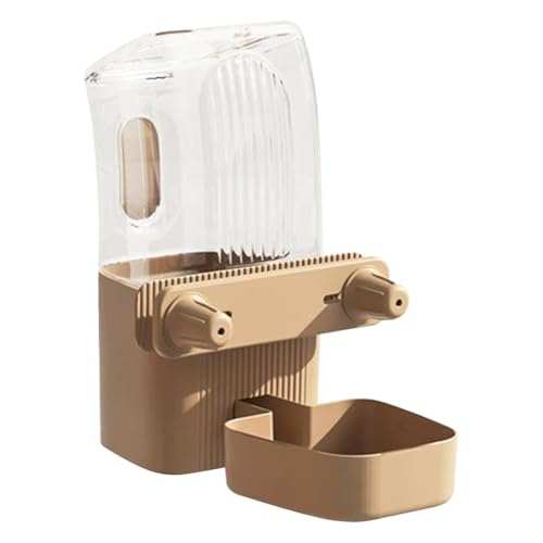 1500 ml Haustier Wasserspender Schwerkraft Hunde Auto Wasserschale Hängende Feeder (braun) (Stil 1) von Ocuuer