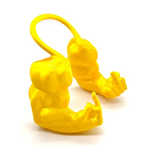 3D-Gedruckter Katzenmuskelarm Anti-Kratzer-Katzenhals Accessoire (Gelb s) (D Gelb) von Ocuuer