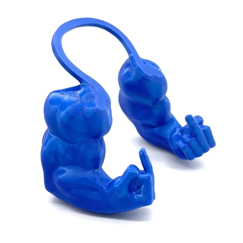 3D-Gedruckter Katzenmuskelarm Anti-Kratzer-Katzenhals-Arm-Halloween-Accessoire (Blau S) (EIN Blau) von Ocuuer