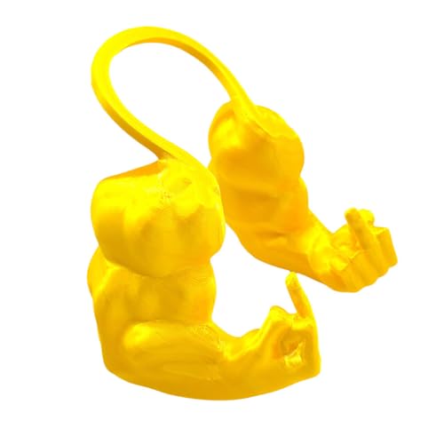 Katzenmuskelarm 3D -Gedruckter Nackenarm mit Muskel -Hausplay -Kostüm (Gold S) von Ocuuer