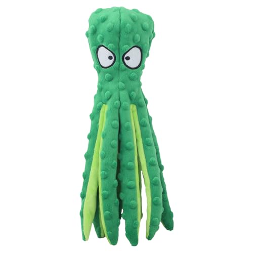 Ocuuer Quietschende Hundespielzeug kein Füllung Crinkle Plush Welpenspielzeug, um sie zu beschäftigen (grün) von Ocuuer