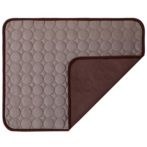 Ocuuer Sommer -Hundekühlungsmatte Waschbares Haustier for Hunde und Katzen (dunkelbrauner XXL) (dunkelbrauner XXL) von Ocuuer